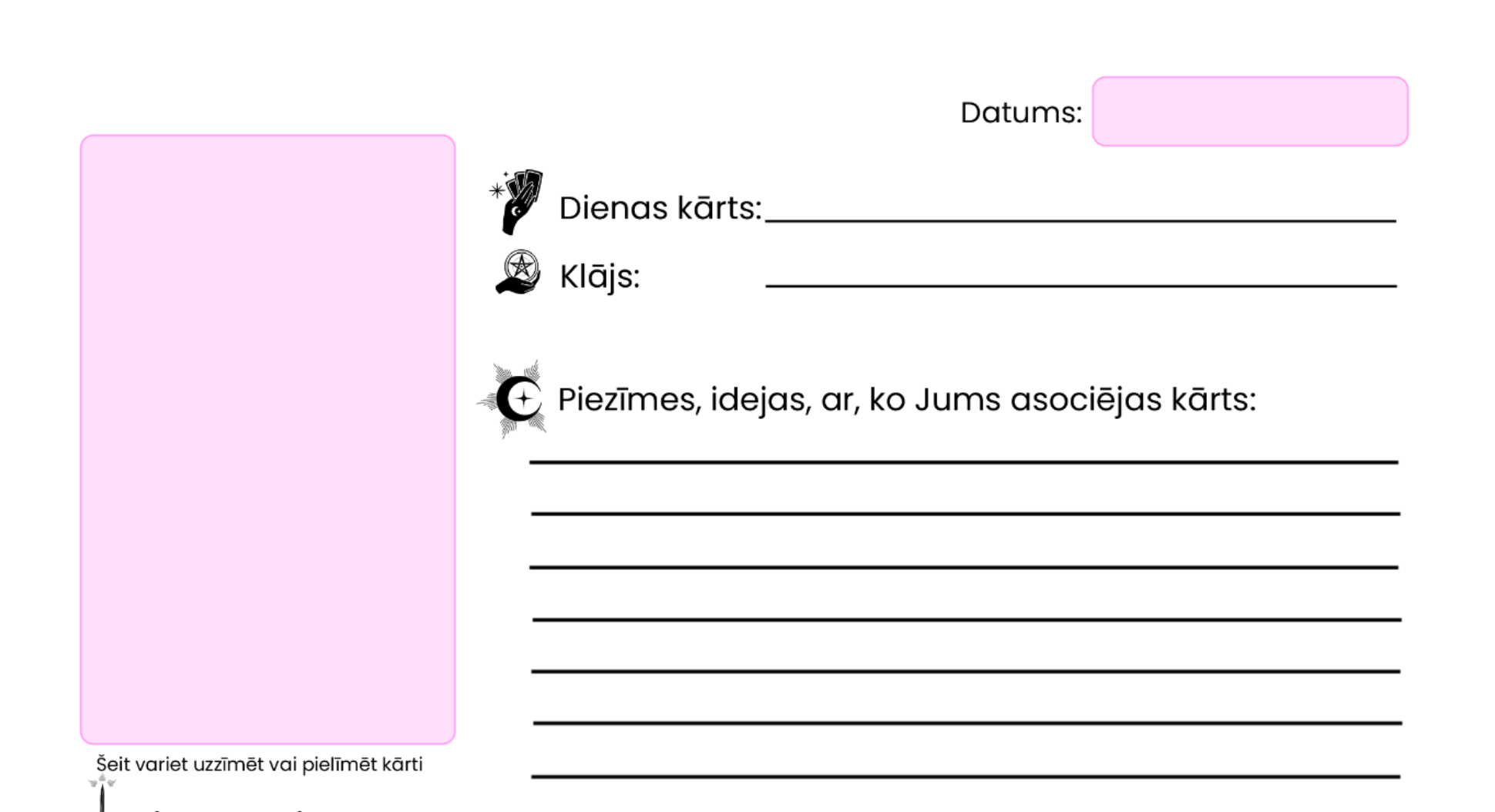 Dienas kārts piezīme