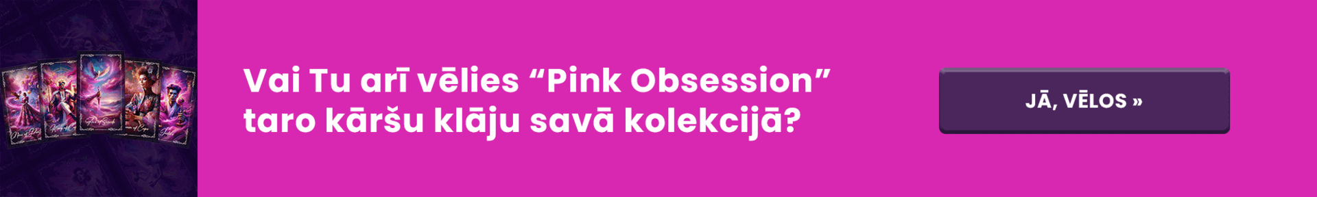 pirkt pink obsession taro kartis